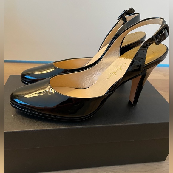 Cole Haan Collection D’orsay Pump Size 11 /3 1/2” heel /Nike Air Platform Insole - Picture 1 of 12